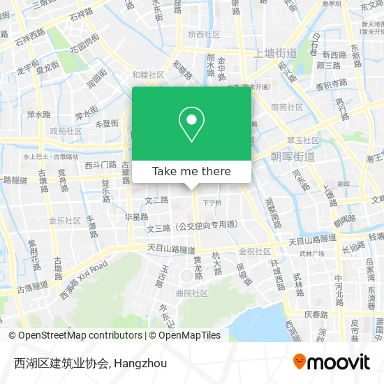 西湖区建筑业协会 map