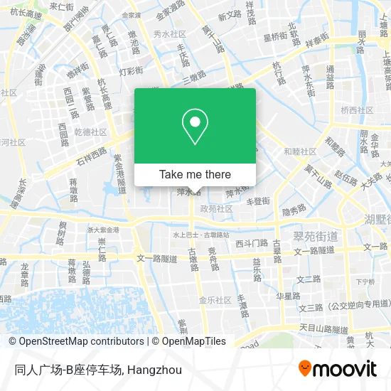 同人广场-B座停车场 map