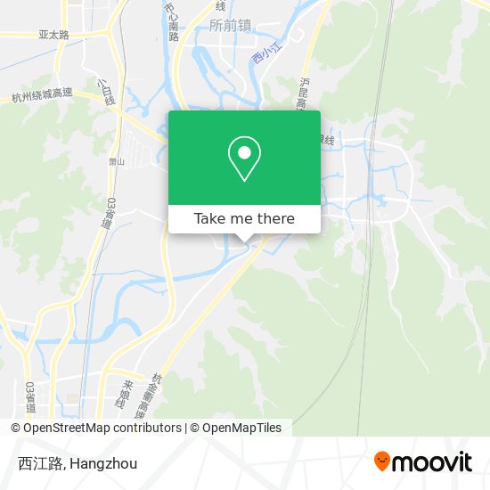 西江路 map