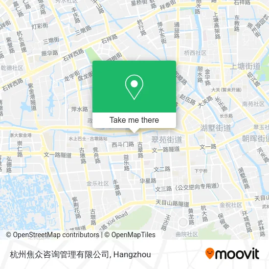 杭州焦众咨询管理有限公司 map