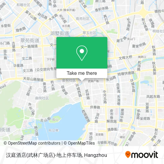 汉庭酒店(武林广场店)-地上停车场 map