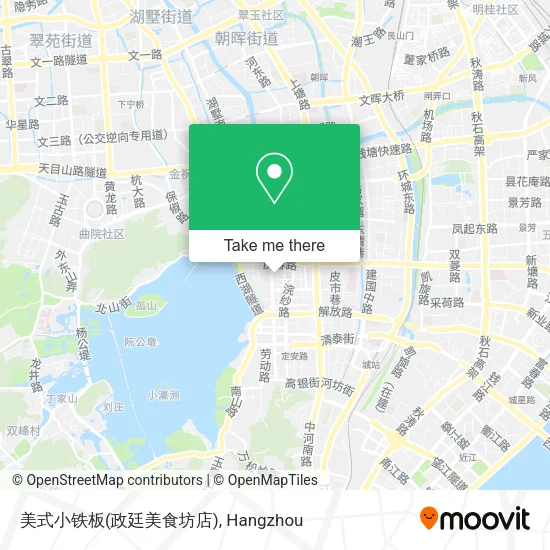 美式小铁板(政廷美食坊店) map