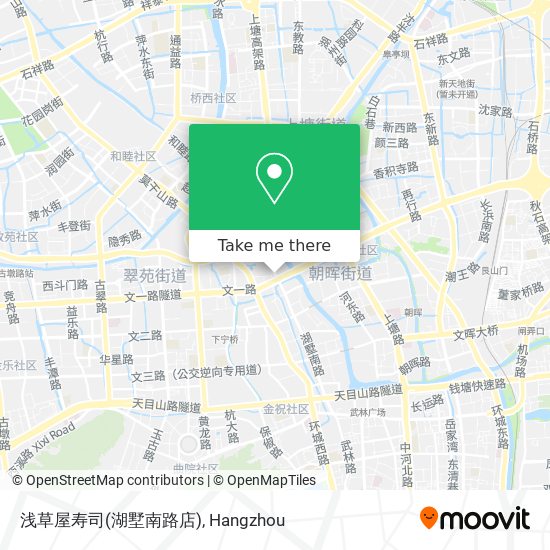 浅草屋寿司(湖墅南路店) map