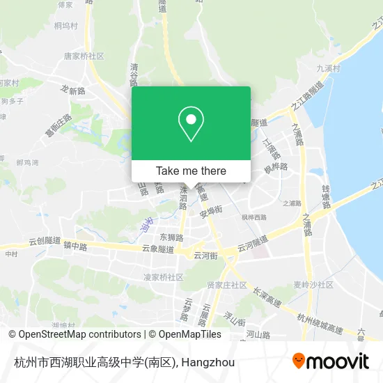 杭州市西湖职业高级中学(南区) map