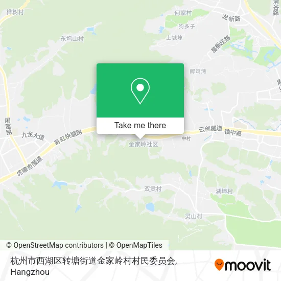 杭州市西湖区转塘街道金家岭村村民委员会 map