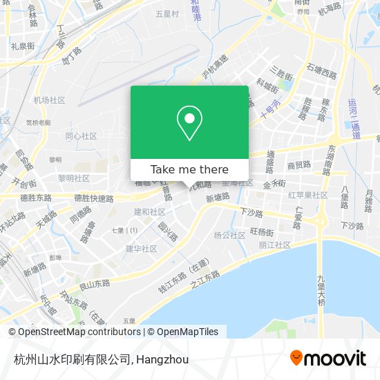 杭州山水印刷有限公司 map