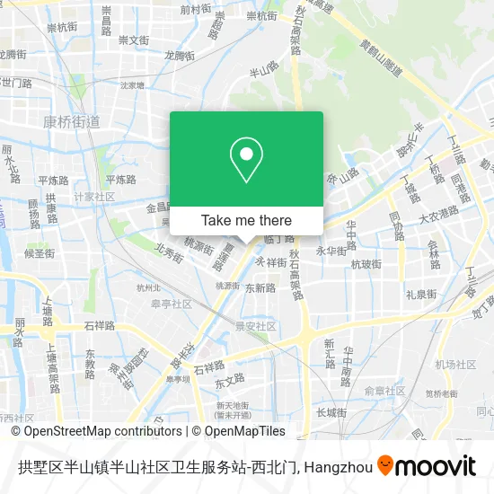 拱墅区半山镇半山社区卫生服务站-西北门 map