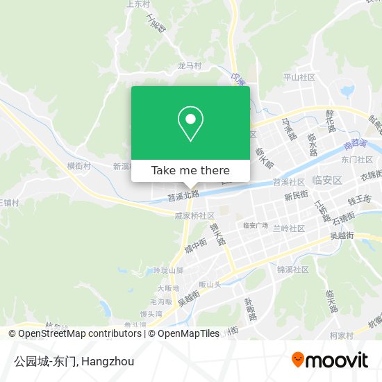 公园城-东门 map