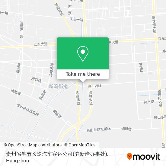 贵州省毕节长途汽车客运公司(驻新湾办事处) map