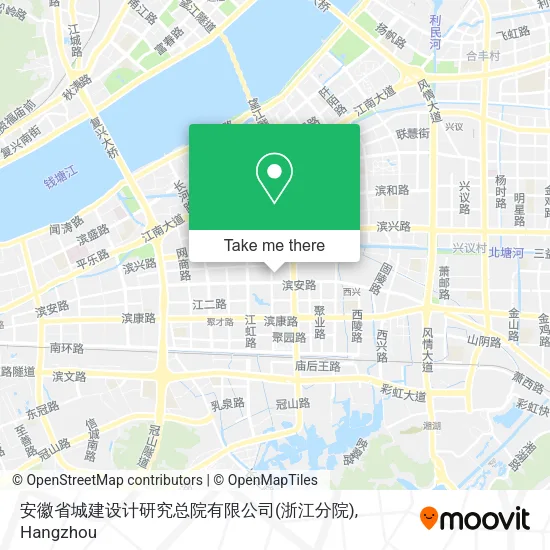 安徽省城建设计研究总院有限公司(浙江分院) map