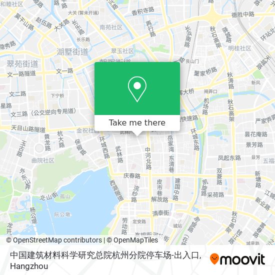 中国建筑材料科学研究总院杭州分院停车场-出入口 map