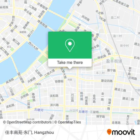 佳丰南苑-东门 map