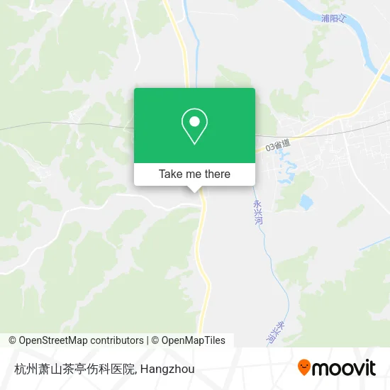 杭州萧山茶亭伤科医院 map
