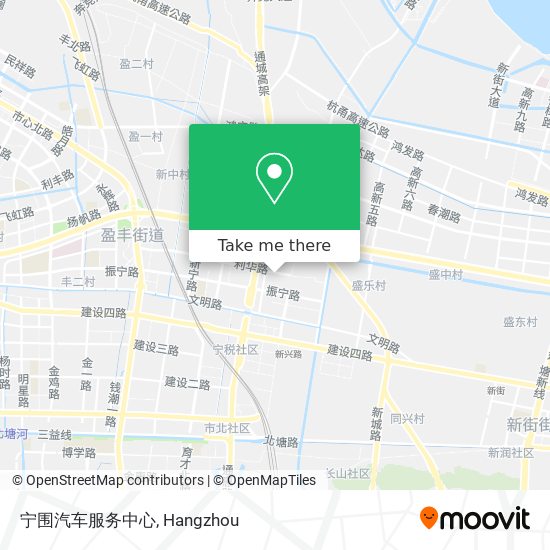 宁围汽车服务中心 map
