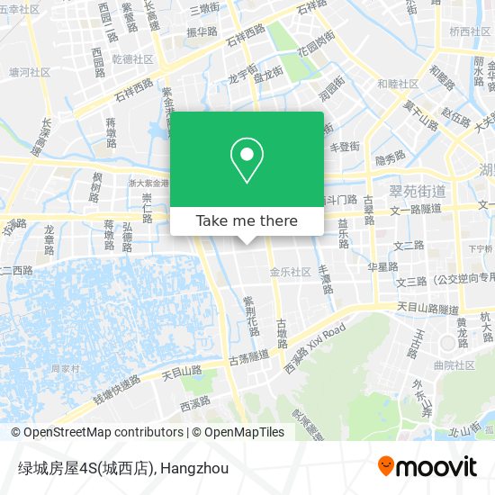 绿城房屋4S(城西店) map