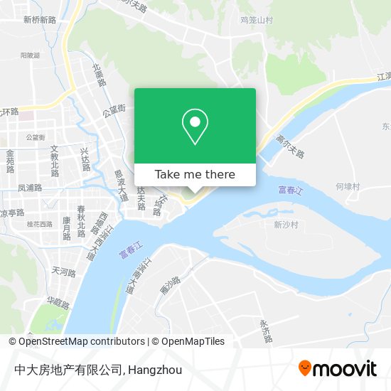 中大房地产有限公司 map