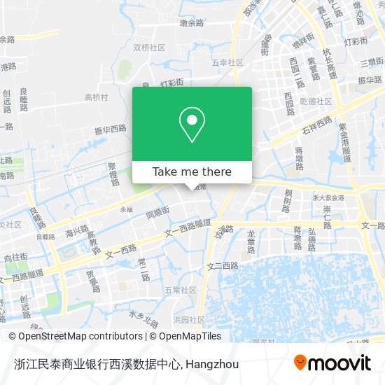 浙江民泰商业银行西溪数据中心 map