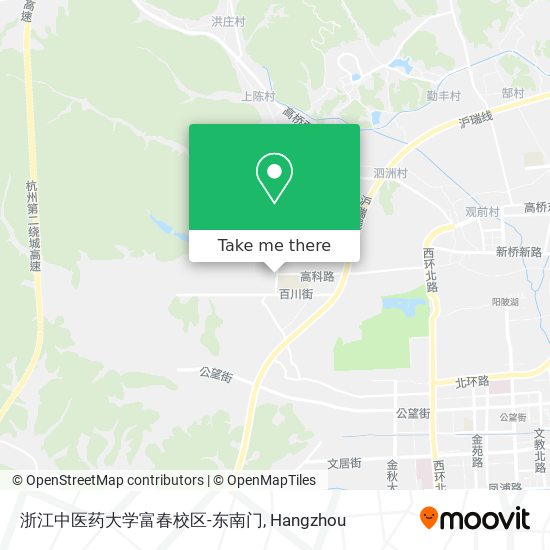 浙江中医药大学富春校区-东南门 map