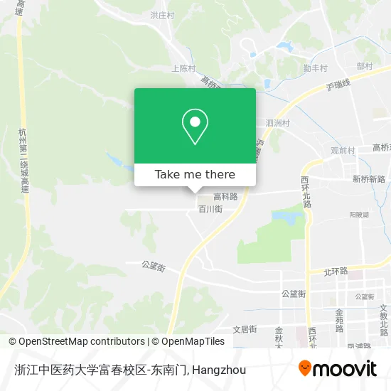 浙江中医药大学富春校区-东南门 map