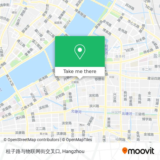 桂子路与物联网街交叉口 map