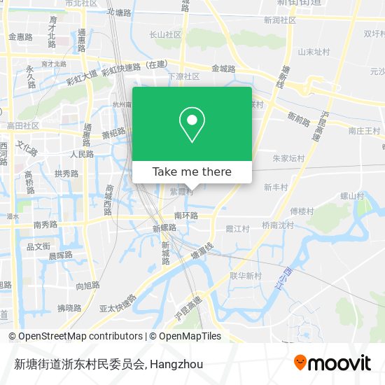 新塘街道浙东村民委员会 map