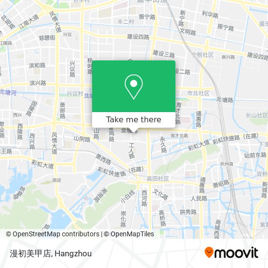 漫初美甲店 map