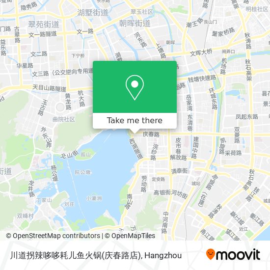川道拐辣哆哆耗儿鱼火锅(庆春路店) map