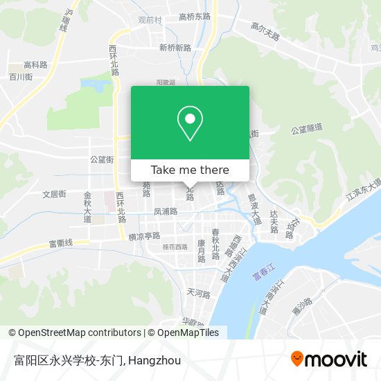 富阳区永兴学校-东门 map