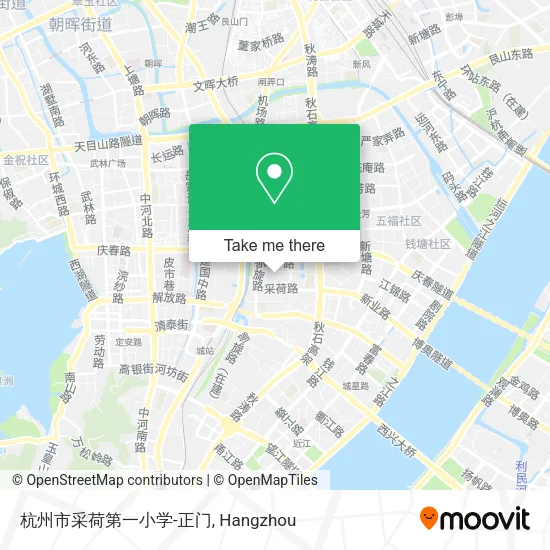杭州市采荷第一小学-正门 map
