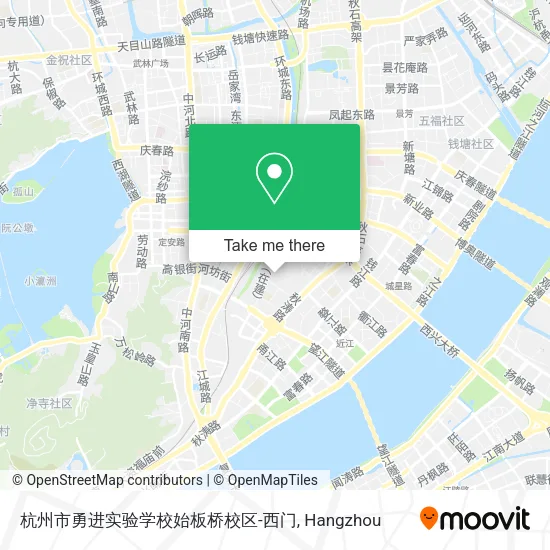 杭州市勇进实验学校始板桥校区-西门 map
