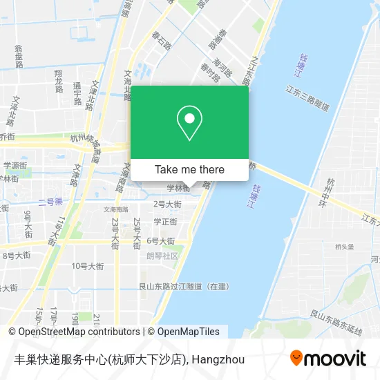 丰巢快递服务中心(杭师大下沙店) map