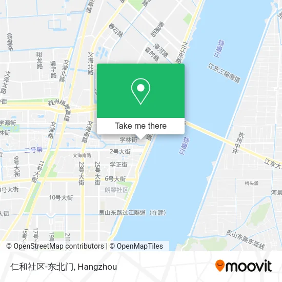 仁和社区-东北门 map