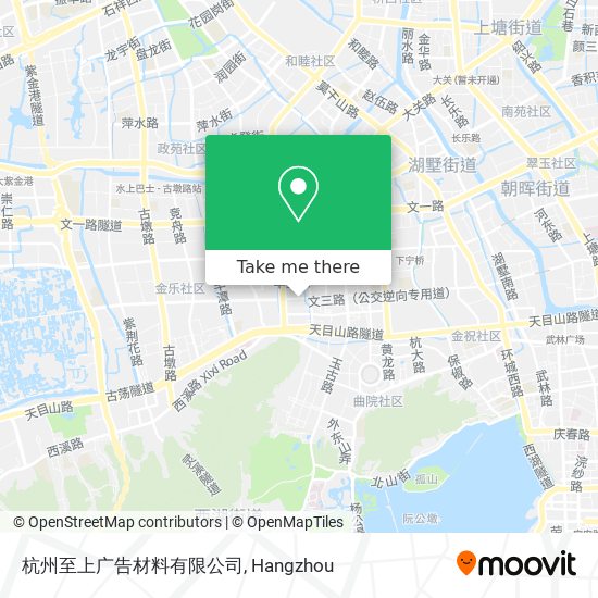 杭州至上广告材料有限公司 map