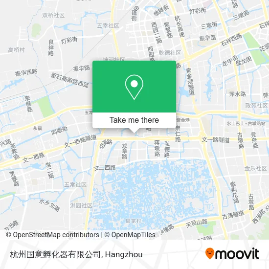 杭州国意孵化器有限公司 map