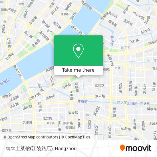 犇犇土菜馆(江陵路店) map