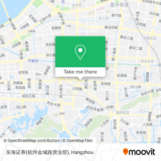 东海证券(杭州金城路营业部) map