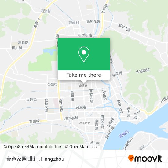 金色家园-北门 map
