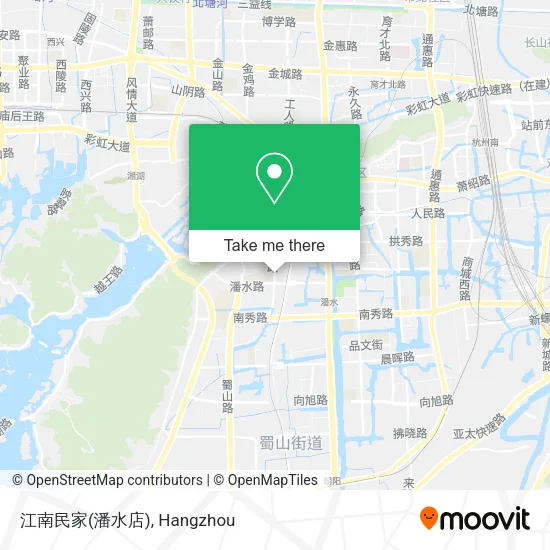 江南民家(潘水店) map