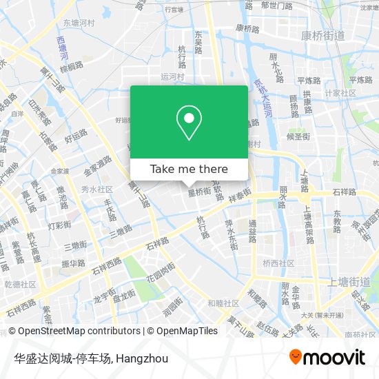 华盛达阅城-停车场 map