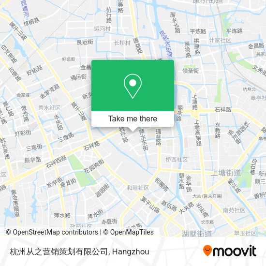杭州从之营销策划有限公司 map