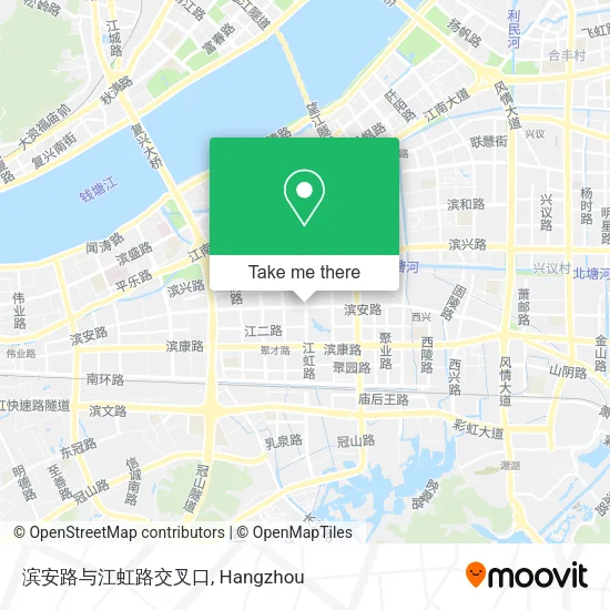 滨安路与江虹路交叉口 map