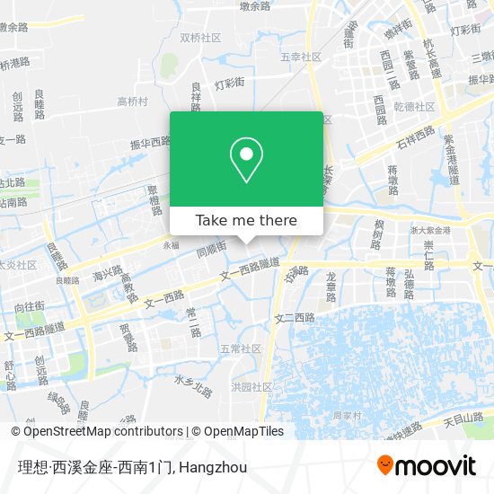 理想·西溪金座-西南1门 map