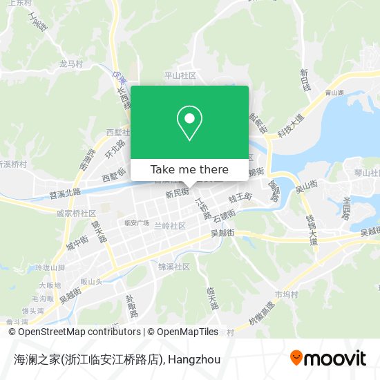 海澜之家(浙江临安江桥路店) map