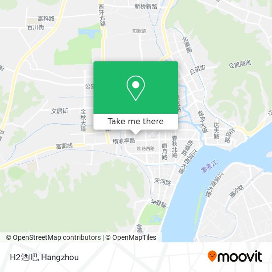 H2酒吧 map