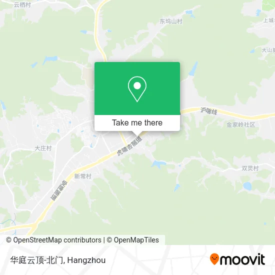 华庭云顶-北门 map