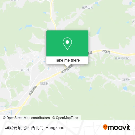 华庭云顶北区-西北门 map