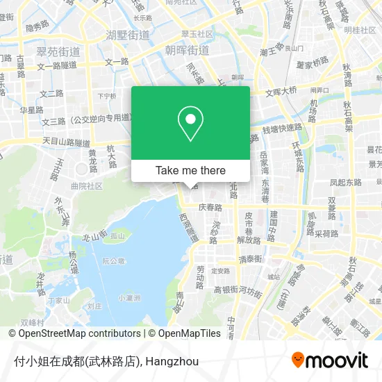 付小姐在成都(武林路店) map