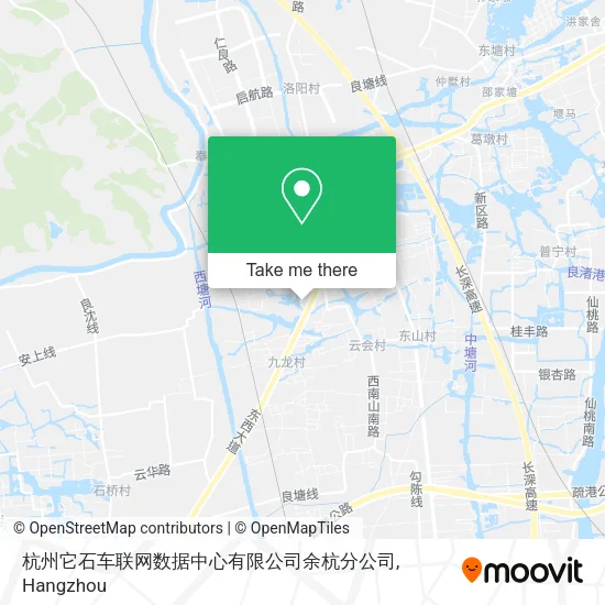 杭州它石车联网数据中心有限公司余杭分公司 map