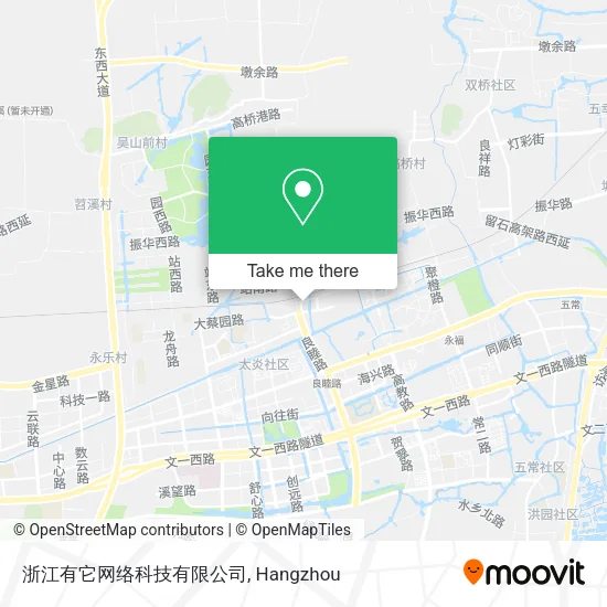 浙江有它网络科技有限公司 map