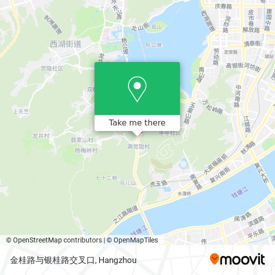金桂路与银桂路交叉口 map